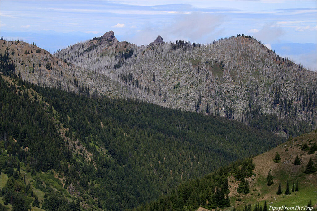 Peaks seen from Cirque Rim Trail 