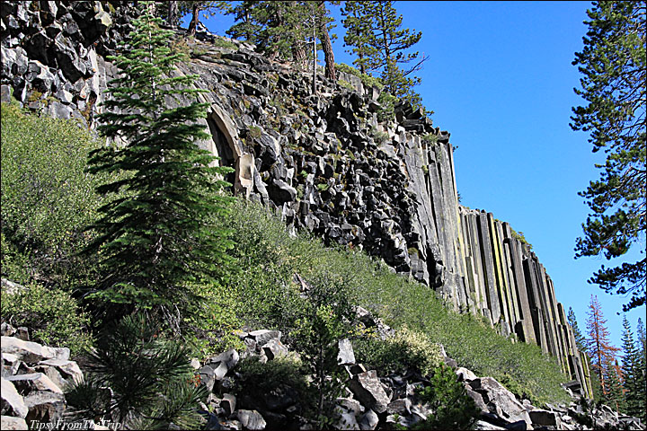Devil's Postpile, Columnar Basalt, California 